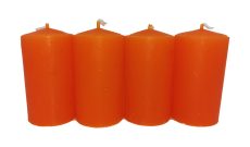 Tuskó gyertya 4 x 8 cm - Narancs